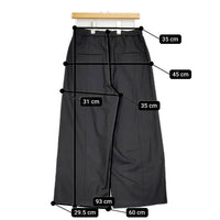 R&D.M.Co- イージー 定価33000円 ウールポリエステル パンツ ブラック レディース オールドマンズテーラー【中古】5-0818T∞