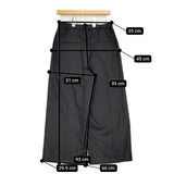 R&D.M.Co- イージー 定価33000円 ウールポリエステル パンツ ブラック レディース オールドマンズテーラー【中古】5-0818T∞