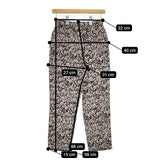 R&D.M.Co- WILD BERRY リネン ワイルドベリー イージー パンツ ベージュ ブラック レディース オールドマンズテーラー【中古】5-0616M∞
