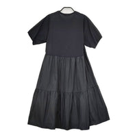 UNDERCOVER Sue UNDERCOVER ギャザードレス 定価38000円 ワンピース ブラック レディース アンダーカバー【中古】5-0604S∞