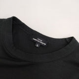 tricot COMME des GARCONS 袖フリル 異素材切り替え 長袖Ｔシャツ カットソー ロンＴ AD2019 ブラック レディース トリココムデギャルソン【中古】5-0820M∞