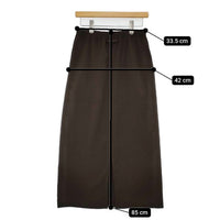 UNITED ARROWS & SONS by DAISUKE OBANA ロングスカート ダークブラウン系 レディース ユナイテッドアローズサンズ【中古】5-0820M∞