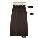 UNITED ARROWS & SONS by DAISUKE OBANA ロングスカート ダークブラウン系 レディース ユナイテッドアローズサンズ【中古】5-0820M∞