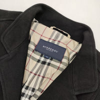 BURBERRY LONDON コットン サイズ40 テーラードジャケット ブラック レディース バーバリーロンドン【中古】5-0827M∞