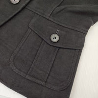 BURBERRY LONDON コットン サイズ40 テーラードジャケット ブラック レディース バーバリーロンドン【中古】5-0827M∞