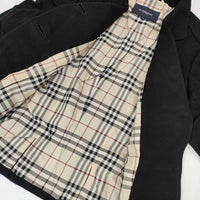 BURBERRY LONDON コットン サイズ40 テーラードジャケット ブラック レディース バーバリーロンドン【中古】5-0827M∞