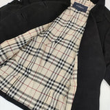 BURBERRY LONDON コットン サイズ40 テーラードジャケット ブラック レディース バーバリーロンドン【中古】5-0827M∞