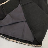 BURBERRY LONDON コットン サイズ38 スカート ブラック レディース バーバリーロンドン【中古】5-0816M∞