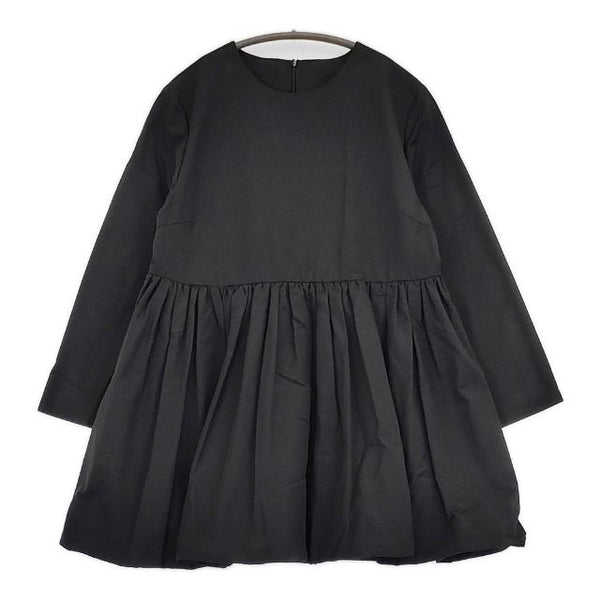 Mila Owen バルーン ブラウス パンツ コットンナイロン セットアップ ブラック レディース ミラオーウェン【中古】5-0816M∞