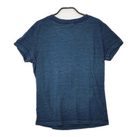 正藍屋 日本製 プルオーバー ヘンリーネック インディゴ 半袖Ｔシャツ カットソー ネイビー レディース 正藍屋【中古】5-0607S∞