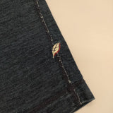 正藍屋 日本製 プルオーバー ヘンリーネック インディゴ 半袖Ｔシャツ カットソー ネイビー レディース 正藍屋【中古】5-0607S∞