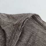 45R/45rpm 刺繍 ワッペンポケット 半袖Ｔシャツ カットソー ブラウン メンズ フォーティーファイブアールピーエム【中古】5-0609S∞