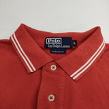POLO RALPH LAUREN CUSTOM FIT カスタムフィット 半袖 ポロシャツ レッド メンズ ポロ・ラルフローレン【中古】5-0607S∞