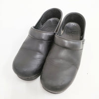 dansko プロフェッショナル professional サイズ37 サボ シューズ・靴 ブラック レディース ダンスコ【中古】5-0908G◎