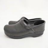 dansko プロフェッショナル professional サイズ37 サボ シューズ・靴 ブラック レディース ダンスコ【中古】5-0908G◎