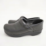 dansko プロフェッショナル professional サイズ37 サボ シューズ・靴 ブラック レディース ダンスコ【中古】5-0908G◎