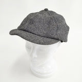 RUGGED FACTORY ヘリンボーン サイズL 帽子 キャスケット キャップ ブラック ベージュ レディース ラギッドファクトリー【中古】5-1023T◎