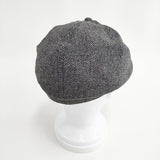 RUGGED FACTORY ヘリンボーン サイズL 帽子 キャスケット キャップ ブラック ベージュ レディース ラギッドファクトリー【中古】5-1023T◎