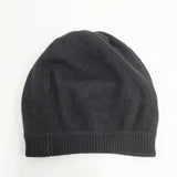 BURBERRY LONDON ニットキャップ リバーシブル 帽子 ニットキャップ ブラック レディース バーバリーロンドン【中古】5-1023T◎