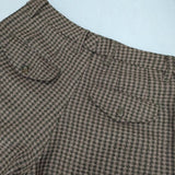 Niko and… チェック 2タック サイズL 4 スラックス パンツ ピンク ブラウン メンズ ニコアンド【中古】5-0820G∞