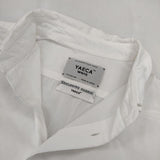 YAECA WRITE ロングプルオーバーボタンシャツ97152 コットンラミー 長袖シャツ ホワイト レディース ヤエカ【中古】5-0816M∞