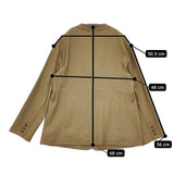 SLOBE IENA メランジツイルニュアンスジャケット 定価18700円 24010912603010 ベルト付き ノーカラージャケット 24SS ベージュ レディース スローブイエナ【中古】5-1021M△