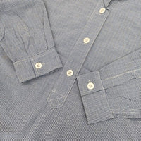 MHL. TINY GINGHAM COTTON 595-2153509 プルオーバー 長袖シャツ ブルー ホワイト レディース エムエイチエル【中古】5-0816M∞