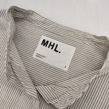 MHL. プルオーバー GRAPHIC COTTON STRIPE コットン ストライプ 595-0153510 長袖シャツ ベージュ レディース エムエイチエル【中古】5-0816M∞