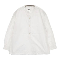 MHL. DRY COTTON POPLIN プルオーバー 595-2253513 長袖シャツ ホワイト レディース エムエイチエル【中古】5-0816M∞