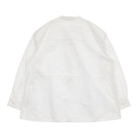 MHL. DRY COTTON POPLIN プルオーバー 595-2253513 長袖シャツ ホワイト レディース エムエイチエル【中古】5-0816M∞