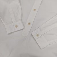 MHL. DRY COTTON POPLIN プルオーバー 595-2253513 長袖シャツ ホワイト レディース エムエイチエル【中古】5-0816M∞