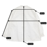 MHL. DRY COTTON POPLIN プルオーバー 595-2253513 長袖シャツ ホワイト レディース エムエイチエル【中古】5-0816M∞