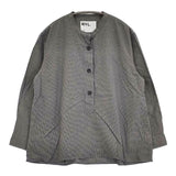MHL. TINY GINGHAM COTTON プルオーバー 595‐1153506 長袖シャツ グレー レディース エムエイチエル【中古】5-0816M∞