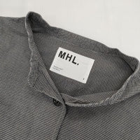 MHL. TINY GINGHAM COTTON プルオーバー 595‐1153506 長袖シャツ グレー レディース エムエイチエル【中古】5-0816M∞