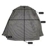 MHL. TINY GINGHAM COTTON プルオーバー 595‐1153506 長袖シャツ グレー レディース エムエイチエル【中古】5-0816M∞