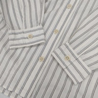 MHL. 4 LINE STRIPE COTTON 595-2153503 長袖シャツ オフホワイト グレー レディース エムエイチエル【中古】5-0816M∞