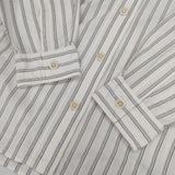 MHL. 4 LINE STRIPE COTTON 595-2153503 長袖シャツ オフホワイト グレー レディース エムエイチエル【中古】5-0816M∞