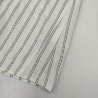 MHL. 4 LINE STRIPE COTTON 595-2153503 長袖シャツ オフホワイト グレー レディース エムエイチエル【中古】5-0816M∞