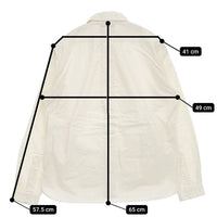 YAECA コンフォートシャツ スナップボタン 171102 長袖シャツ アイボリー NATURAL レディース ヤエカ【中古】5-0816M∞