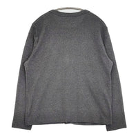 中川政七商店 スナップホックのカーディガン 定価9900円 コットン カーディガン グレー レディース 中川政七商店【中古】5-0816M∞