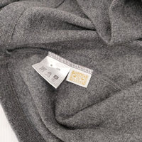 中川政七商店 スナップホックのカーディガン 定価9900円 コットン カーディガン グレー レディース 中川政七商店【中古】5-0816M∞