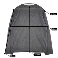 中川政七商店 スナップホックのカーディガン 定価9900円 コットン カーディガン グレー レディース 中川政七商店【中古】5-0816M∞