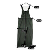 ippei takei ウール ナイロン オーバーオール サロペット グリーン レディース イッペイタケイ【中古】5-0825T∞