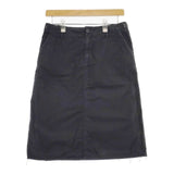 n100 コットンポプリンアーミースカート 34 nf-1002 スカート ブラック レディース エヌワンハンドレッド【中古】5-0609M∞