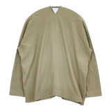 Dhal ダル ジップ ZIP 長袖 ブラウス シャツ カーキ レディース【中古】5-0816M∞