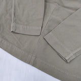 Dhal ダル ジップ ZIP 長袖 ブラウス シャツ カーキ レディース【中古】5-0816M∞