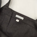 fog linen work リネン エプロン ワンピース サイズ2 ワンピース ブラック レディース フォグリネンワーク【中古】5-0816M∞