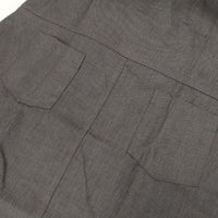 fog linen work リネン エプロン ワンピース サイズ2 ワンピース ブラック レディース フォグリネンワーク【中古】5-0816M∞