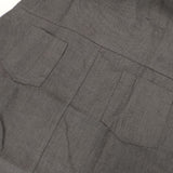 fog linen work リネン エプロン ワンピース サイズ2 ワンピース ブラック レディース フォグリネンワーク【中古】5-0816M∞