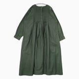 maison de SOIL ピンタック ギャザー インド製 コットン サイズ2 ワンピース グリーン レディース メゾンドソイル【中古】5-1021M△